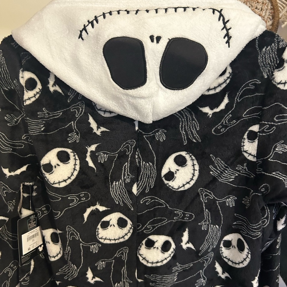 Black and White Nightmare Before Christmas Hoodie - NWT